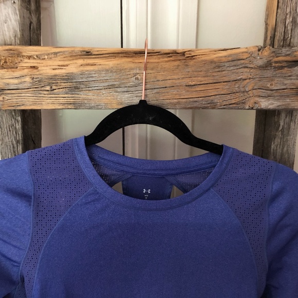 UNDER ARMOUR Purple Heat Gear Longsleeve - Picture 3 of 10